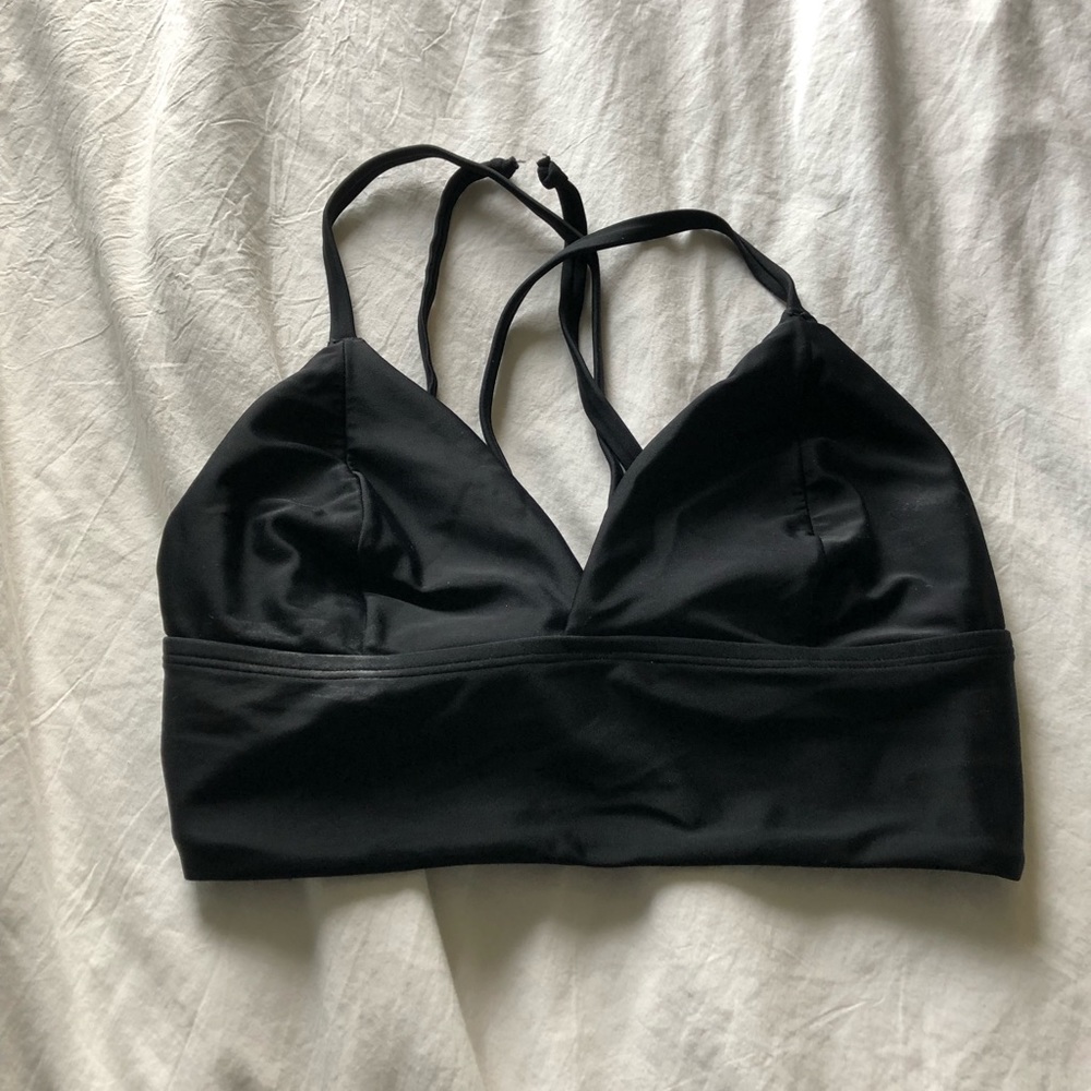 Black hollister bikini top